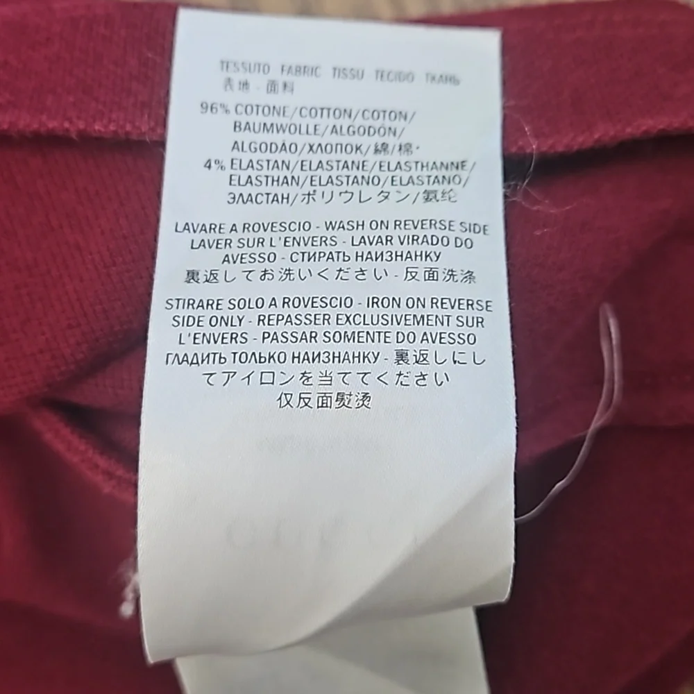 Gucci Cotton Skinny Short Sleeve Polo Shirt Medium
